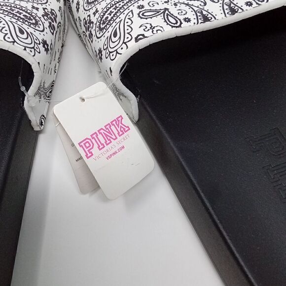 VS Pink L PAISLEY Slides Sandals - Picture 3 of 3